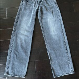 Cotton On Women's Washed Black Straight Jeans